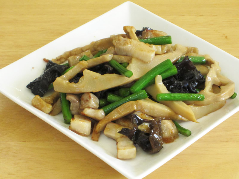 穂先うす塩にんにく炒め