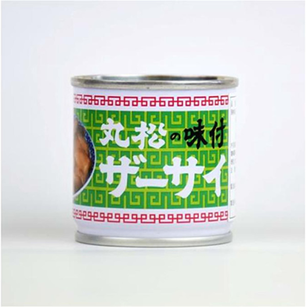 味付ザーサイ豆缶
